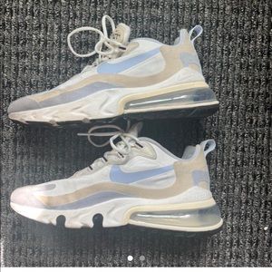 air max 270, light blue and white